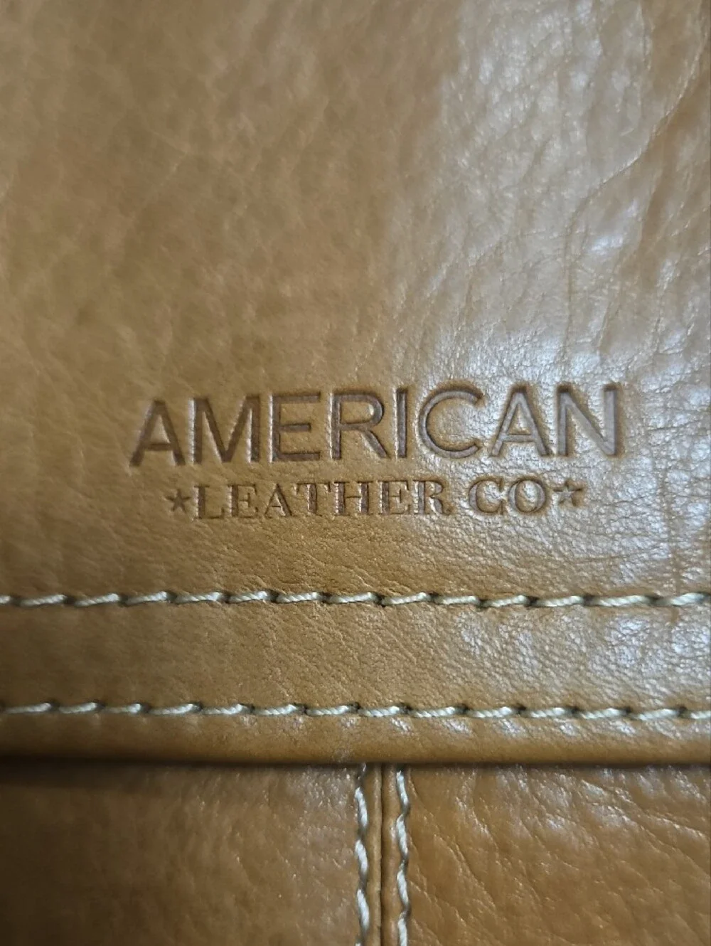 America Leather Co Tan Kansas Crossbody Bag